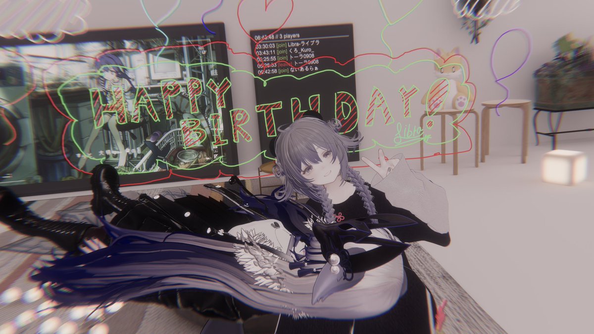 Libra_on_vrc's tweet image. お誕生日おめでとう🎉🎂