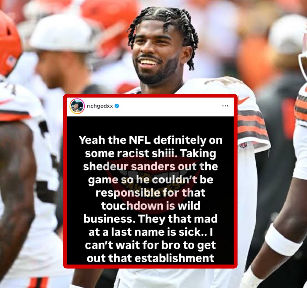 NFL fans &amp; bettors are PISSED Shedeur Sanders was taken out the game TWICE when they were at the 1 yard line