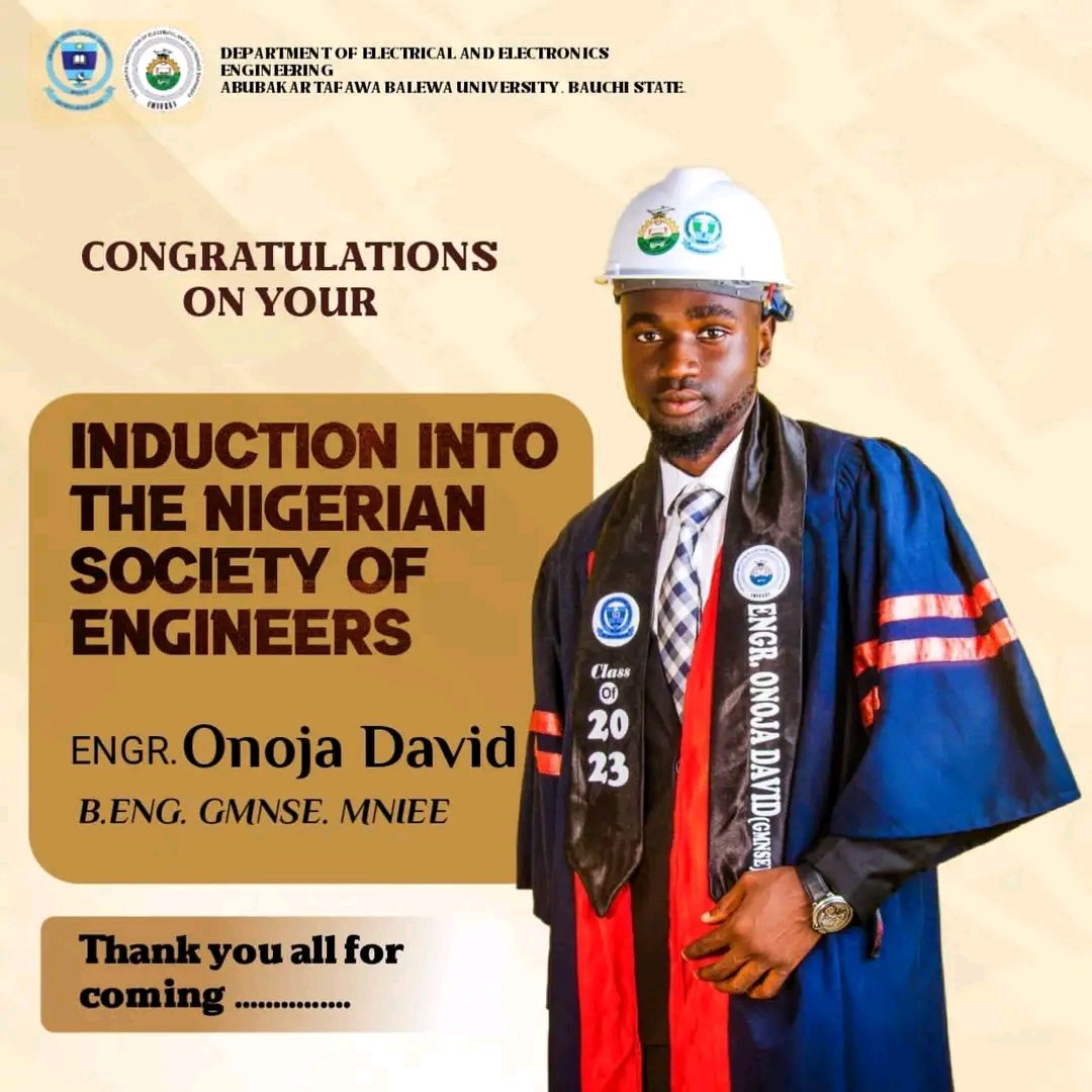 Onojadavid360's tweet image. I am so Thrilled  to share that I’ve completed my  Engineering degree! 🚀
I&apos;m Looking out for internships, jobs or scholarship opportunities to kickstart my career.
Your Recommendations &amp;amp; opportunities are welcome!
Do well to retweet make my destiny helper locate me 🙏❤️
#Tech
