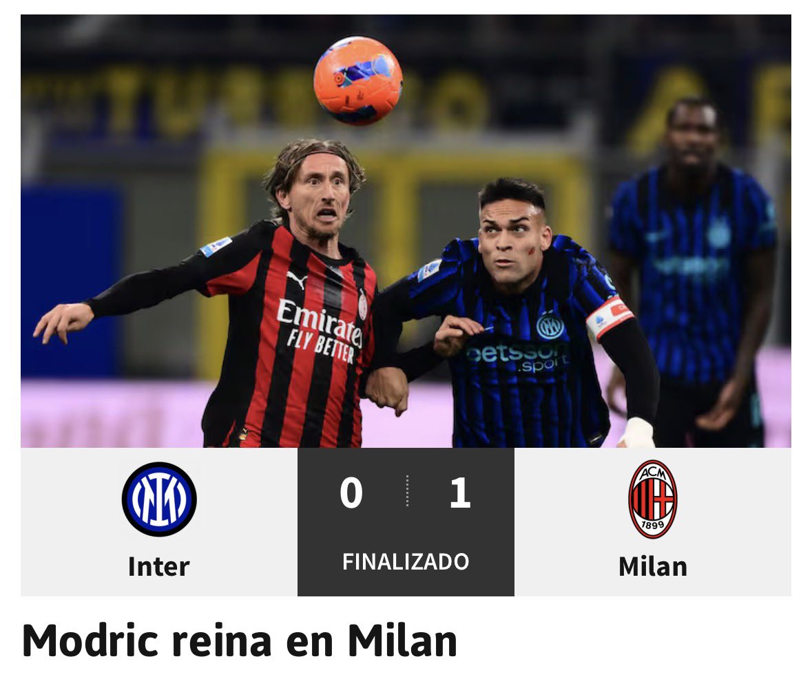 Y mientras, en Milán: