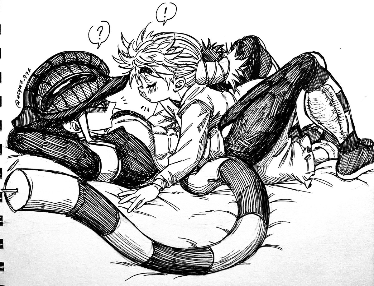 assiaallam58548's tweet image. Love makes you blind (and make you fall on your love interest)

#merukomu #hunterxhunter #hxh