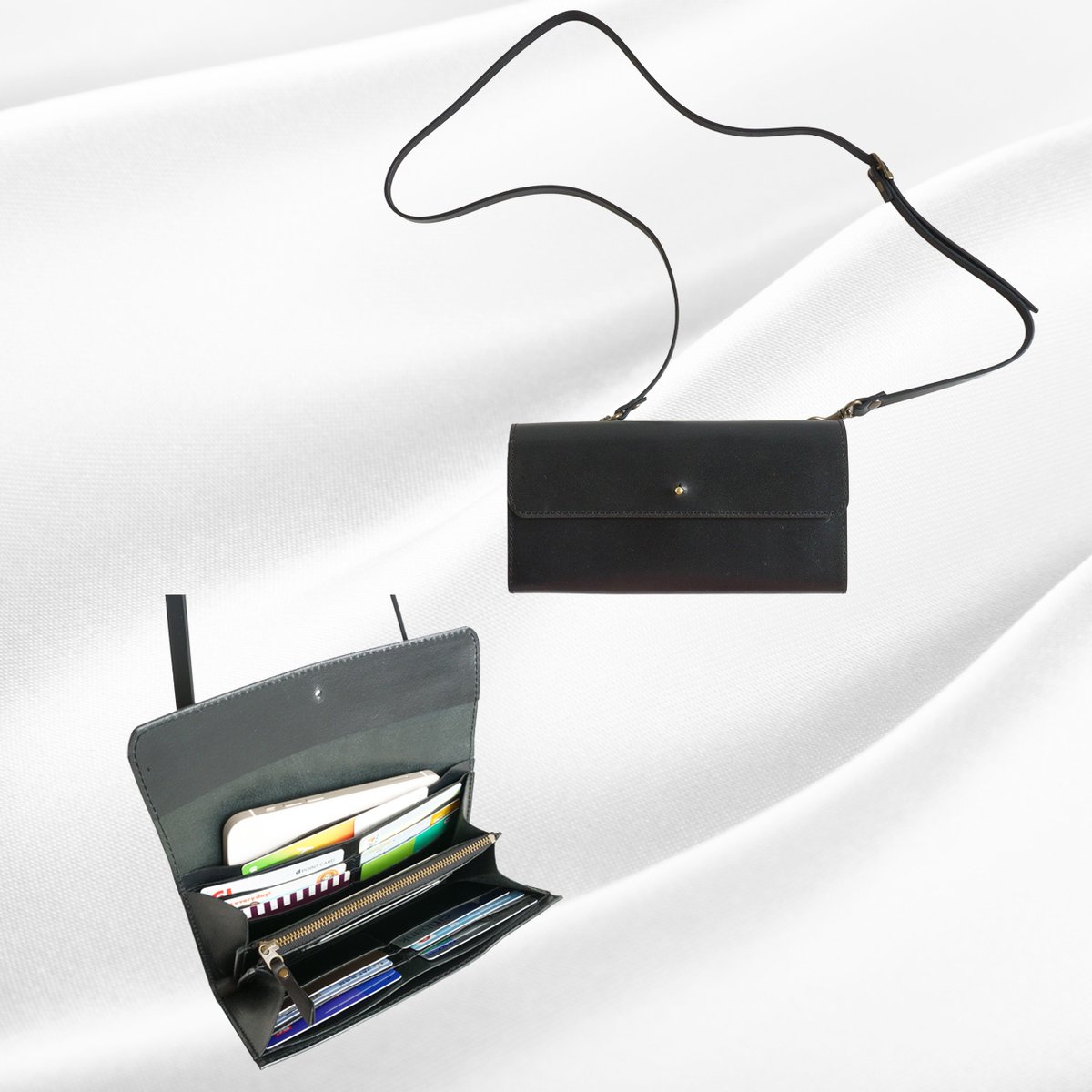 床革のお財布ポシェット✨
カード28枚以上入る大容量☺
スマホ収納OK💕
👇セール中👇
minne.com/items/34594587

#minne #お財布ポシェット