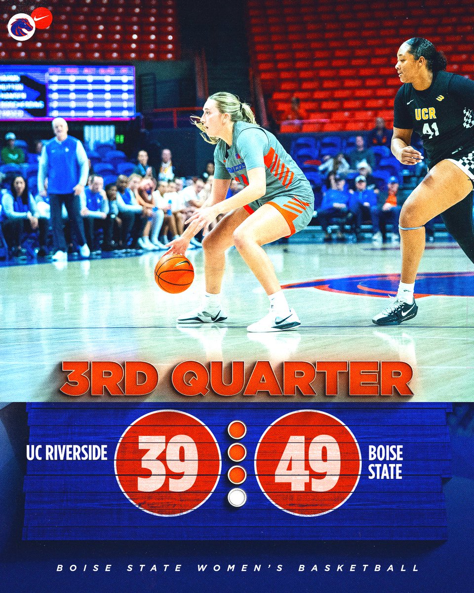 BroncoSportsWBB's tweet image. Let&apos;s own the fourth quarter.

#BleedBlue | #WhatsNext