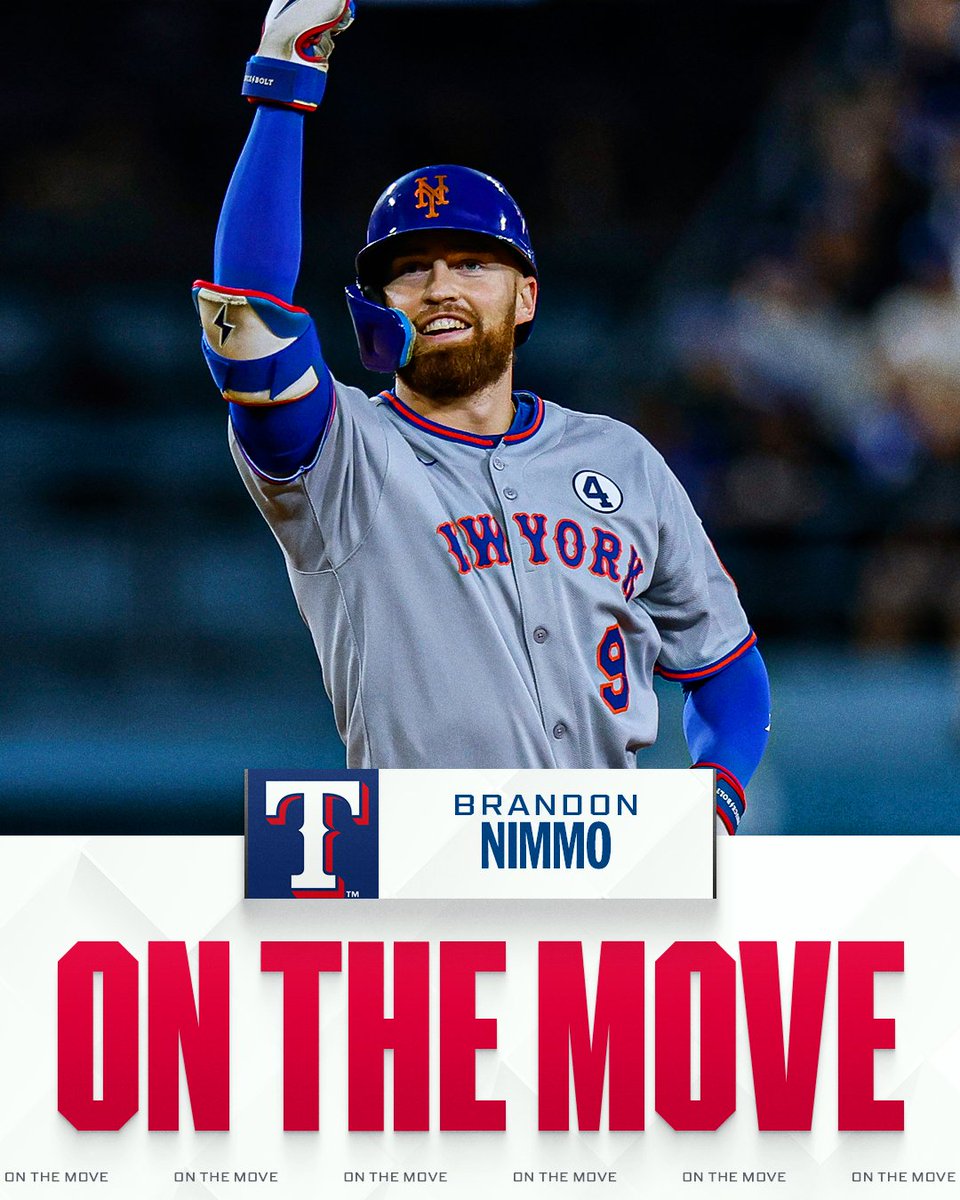 Mets acquire INF Marcus Semien from the Rangers for OF Brandon Nimmo, per multiple reports including <a href="/MLBNetwork/">MLB Network</a> insider <a href="/JonHeyman/">Jon Heyman</a>.