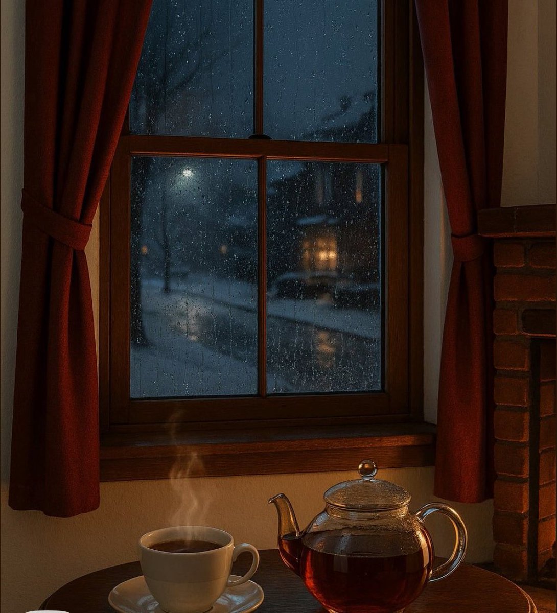 نوارس الشوق في غيابك
ما عاد زارت موانينا

وليل الشتاء مر من بابك
حزين يعصف بأمانينا

#الشتاء 
#بوح_آخر_الليل