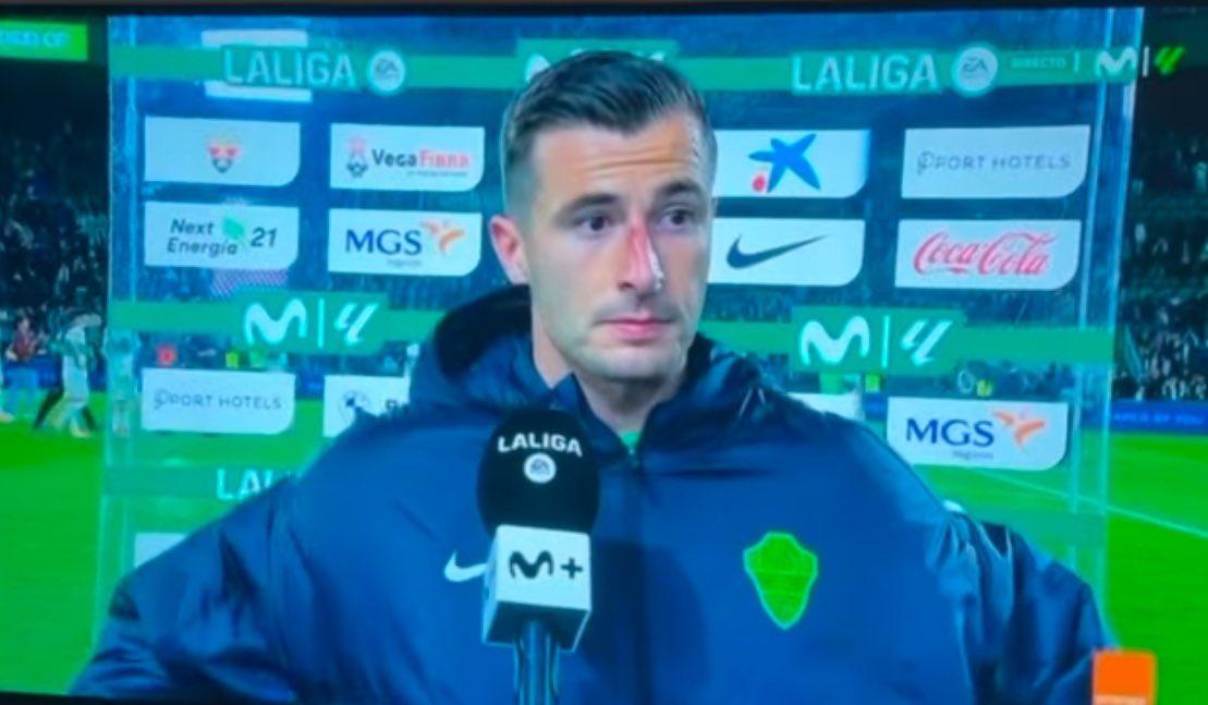 Mmonkoaa's tweet photo. 🚨🗣️ Reporter: “Vinicius really hurt you and that goal stood, what do you think”

🗣️Inaki Pena: Lamine Yamal never lied about Real Madrid (they steal and complain )”. https://t.co/jSmEx47MZB