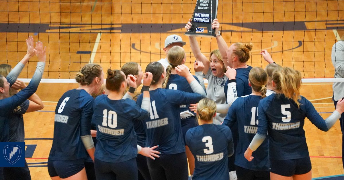 Recap: Manhattan Christian College Thunder Volleyball Captures First NCCAA National Championship in Program History

bit.ly/3XQm8QA

#RollThunder