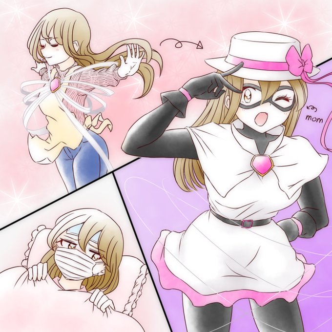 美少女仮面が体調不良のため、ママが代役を務めることに。
しかし偽物の美少女仮面が張った罠に掛かってしまい……。 