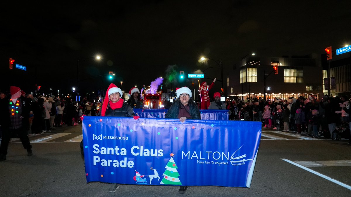 What a night! 🎄 On behalf of Malton BIA, Sam Kohli and Khushwant Singh Bajwa would like to thank Mayor Parrish, City of Mississauga staff, organizers and volunteers for putting together an amazing parade .  🎅❤️ <a href="/carolynhparrish/">Mayor Carolyn Parrish</a>
