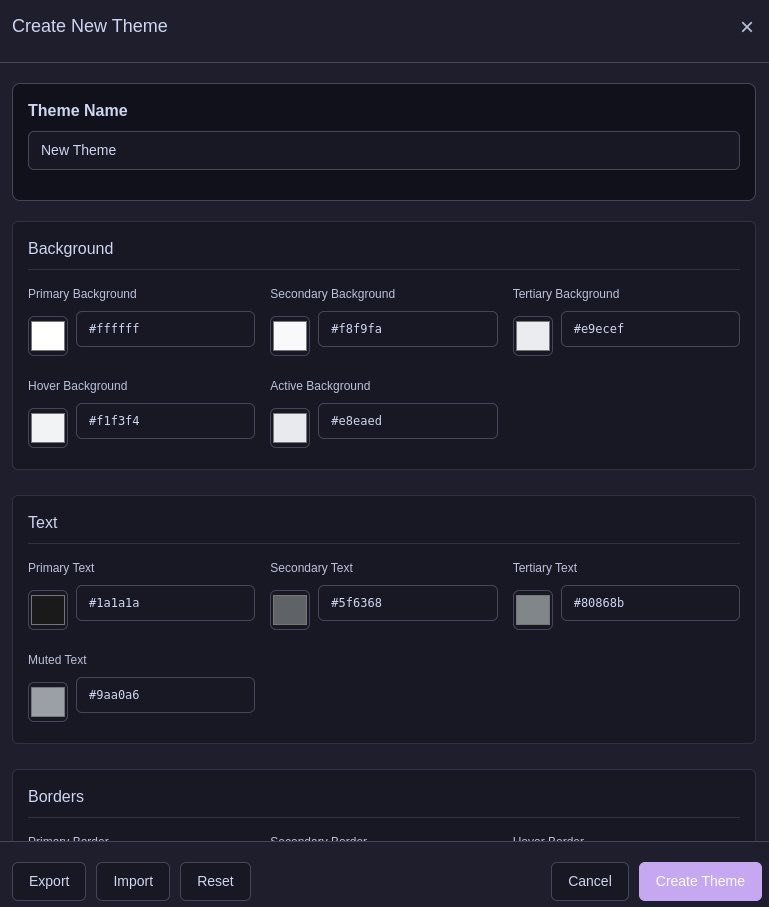kusonooyasumi's tweet image. v0.2.1 The Custom Theme Update is out!

you can use the built in theme editor or import themes using the json template

there is also an option to export themes and share with your friends or the community 

also noticed some pretty serious bugs while testing the paid version and…