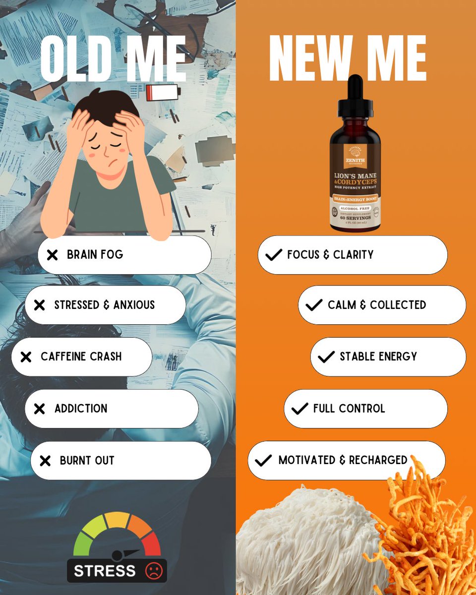 Zenithmushrooms's tweet image. Your best version is waiting — time to reach your Zenith.

#ReachYourZenith #BrainFuel #LevelUpMindset #FocusMode #HighPerformance #MentalClarity #EntrepreneurLife #PeakPerformance #UnlockPotential #BetterEveryDay