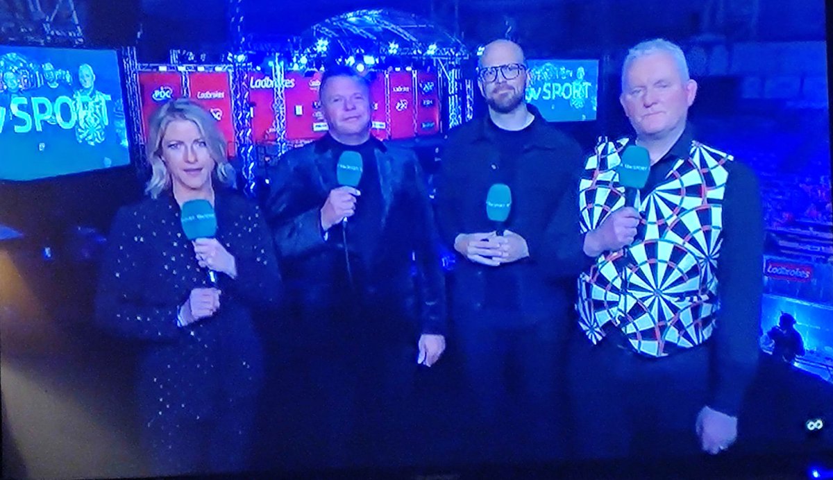 Well done to <a href="/AlanWarriner/">The Iceman Darts</a> <a href="/Webby180/">Mark Webster</a> Mace the Ace &amp; ITV presenters &amp; commentators <a href="/stuartpykesport/">Stuart Pyke</a>  &amp; others, the end of an era. 18 years 👏#darts #itvsport