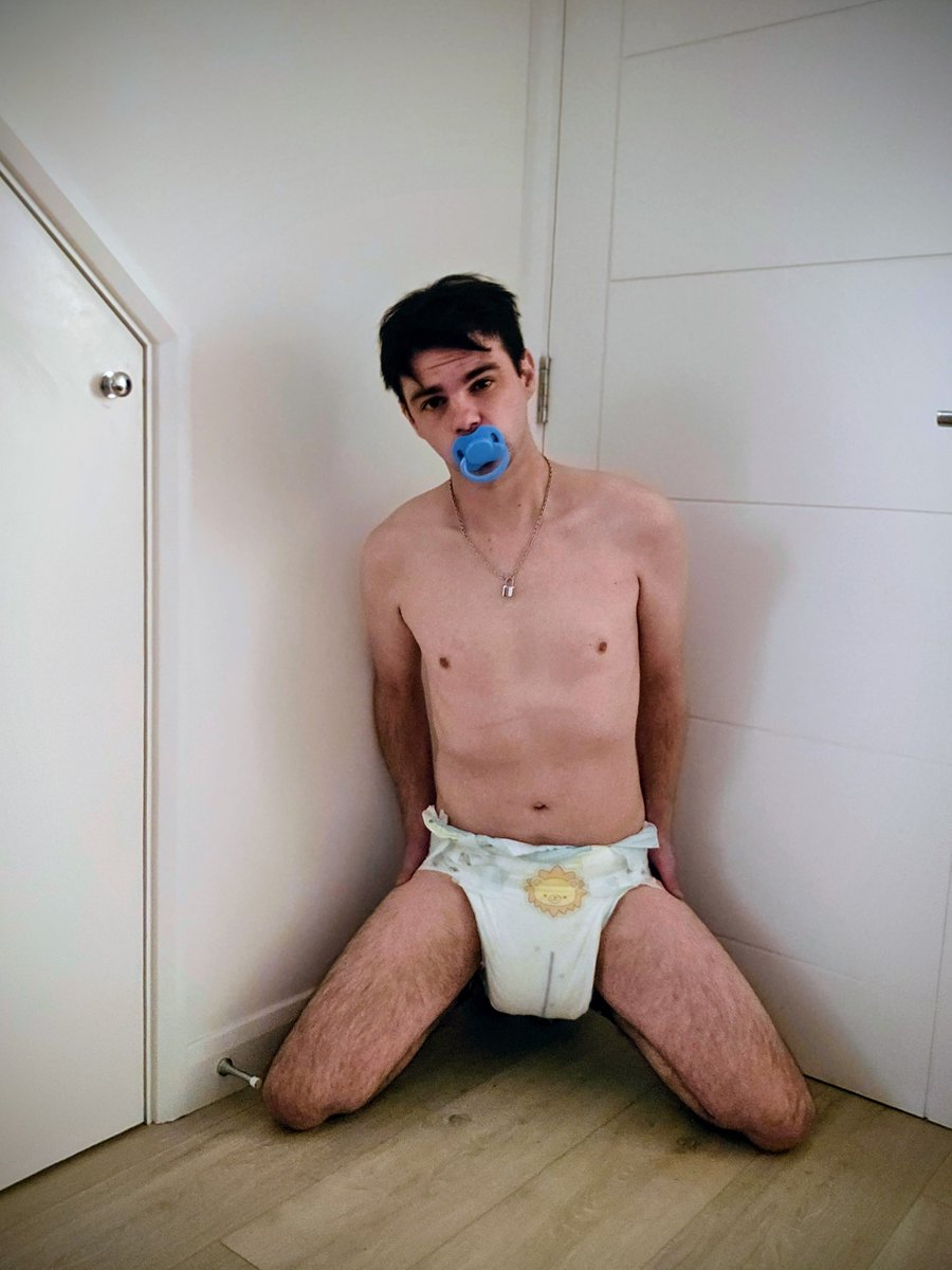 when you've made stinkies but daddy is on an important work call and is too busy to change you 😔