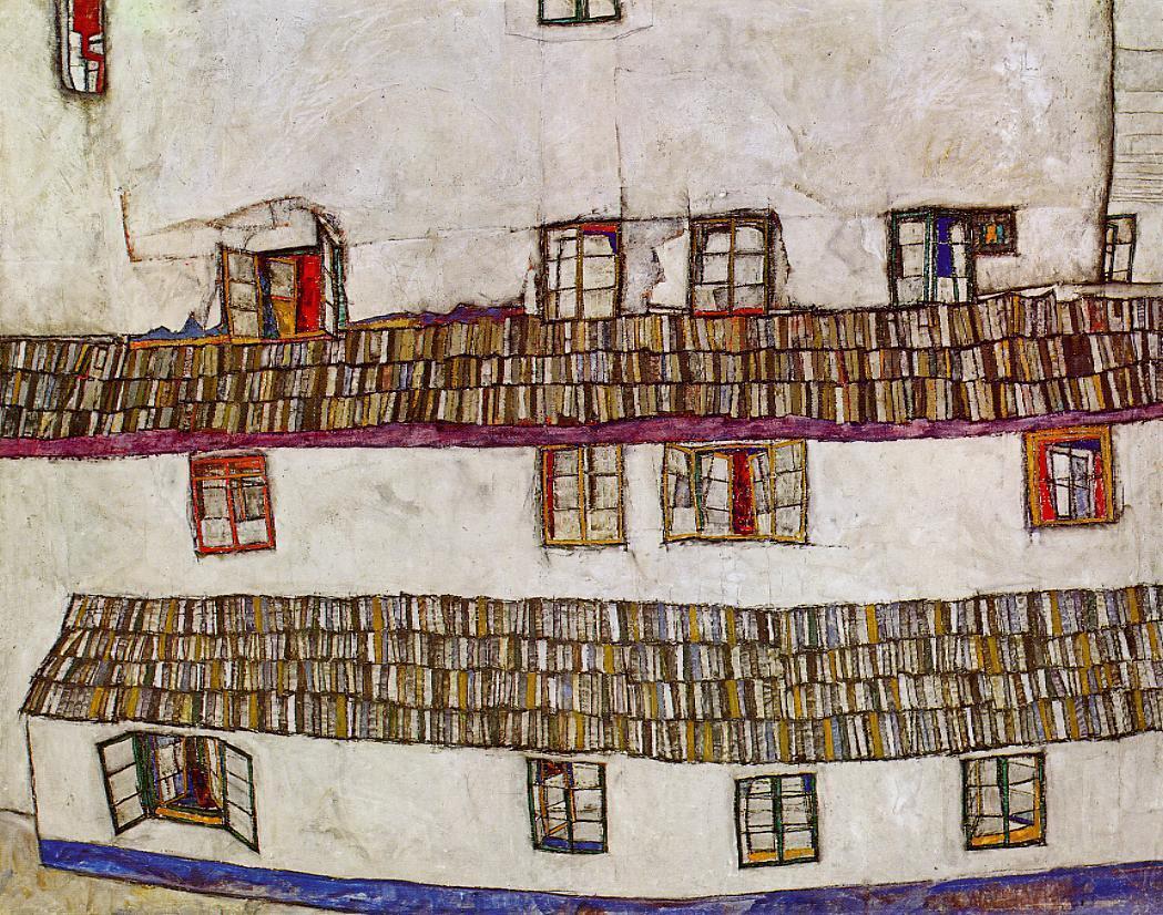 Windows (Facade of a House), 1914 #artbots #schiele