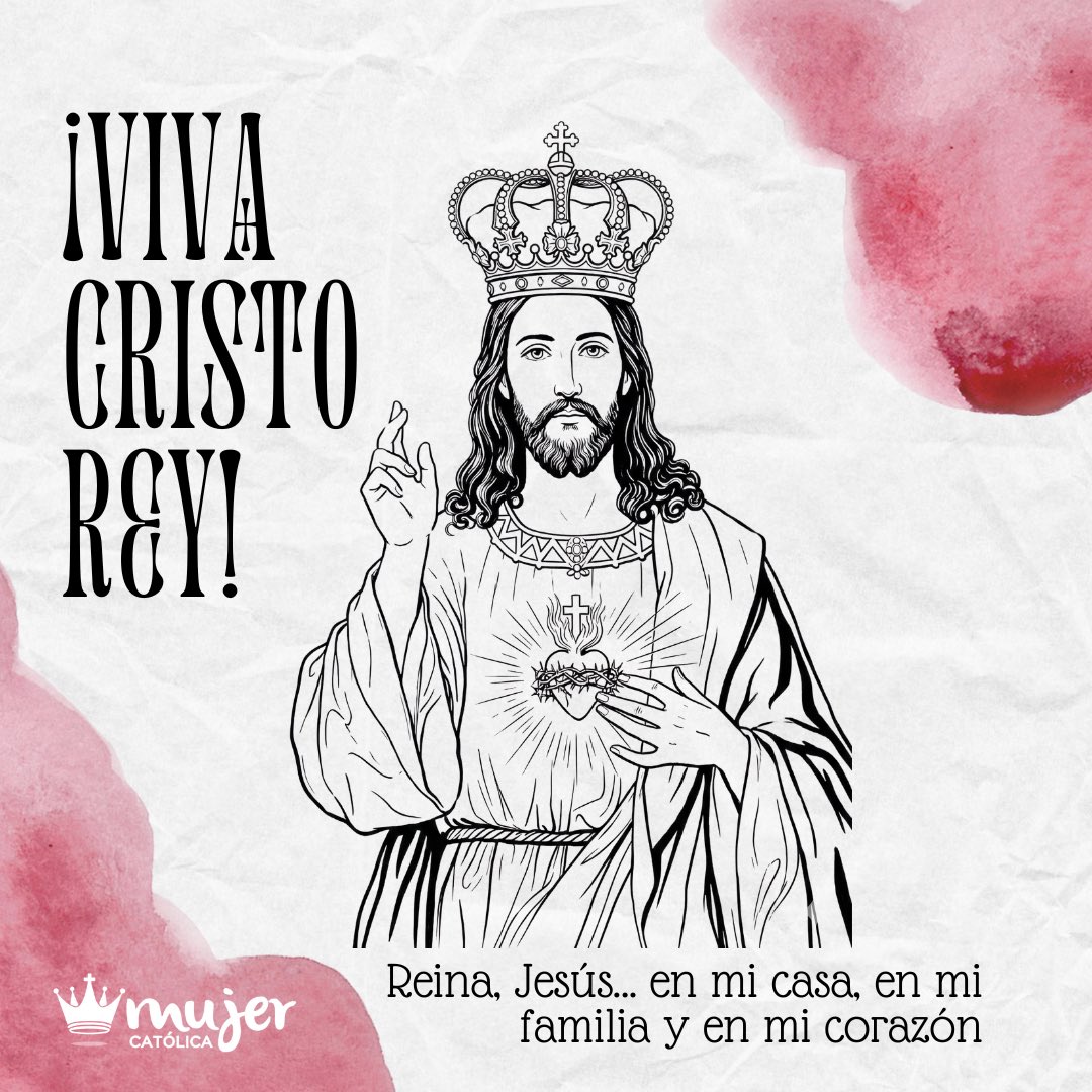 Que viva mi Cristo, que viva mi Rey ❤️‍🔥 Viva Cristo Rey