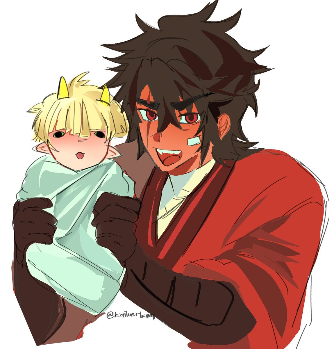 That's ur ugly baby Kai 💔🙏