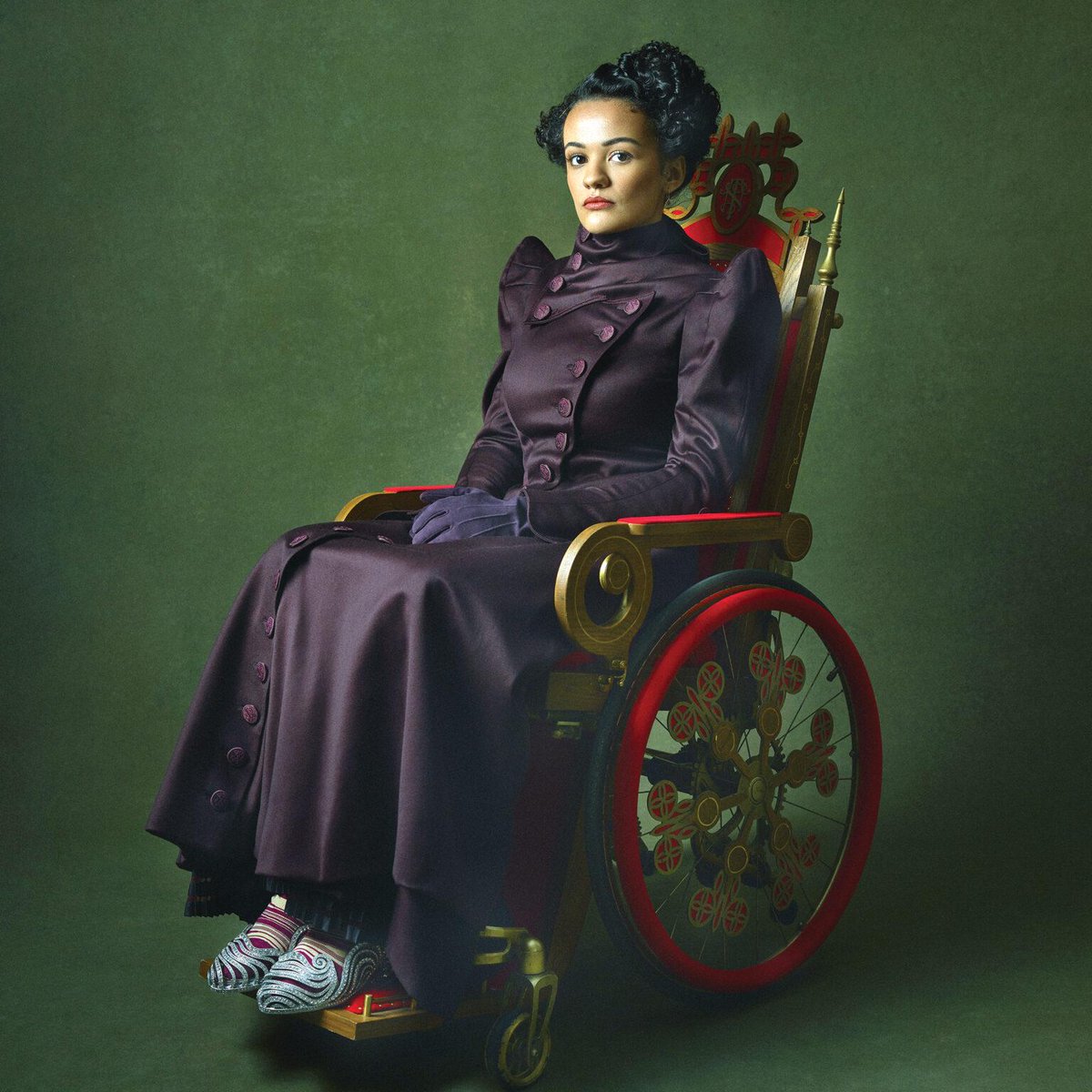 boopyape's tweet image. she invented slay the house down boots