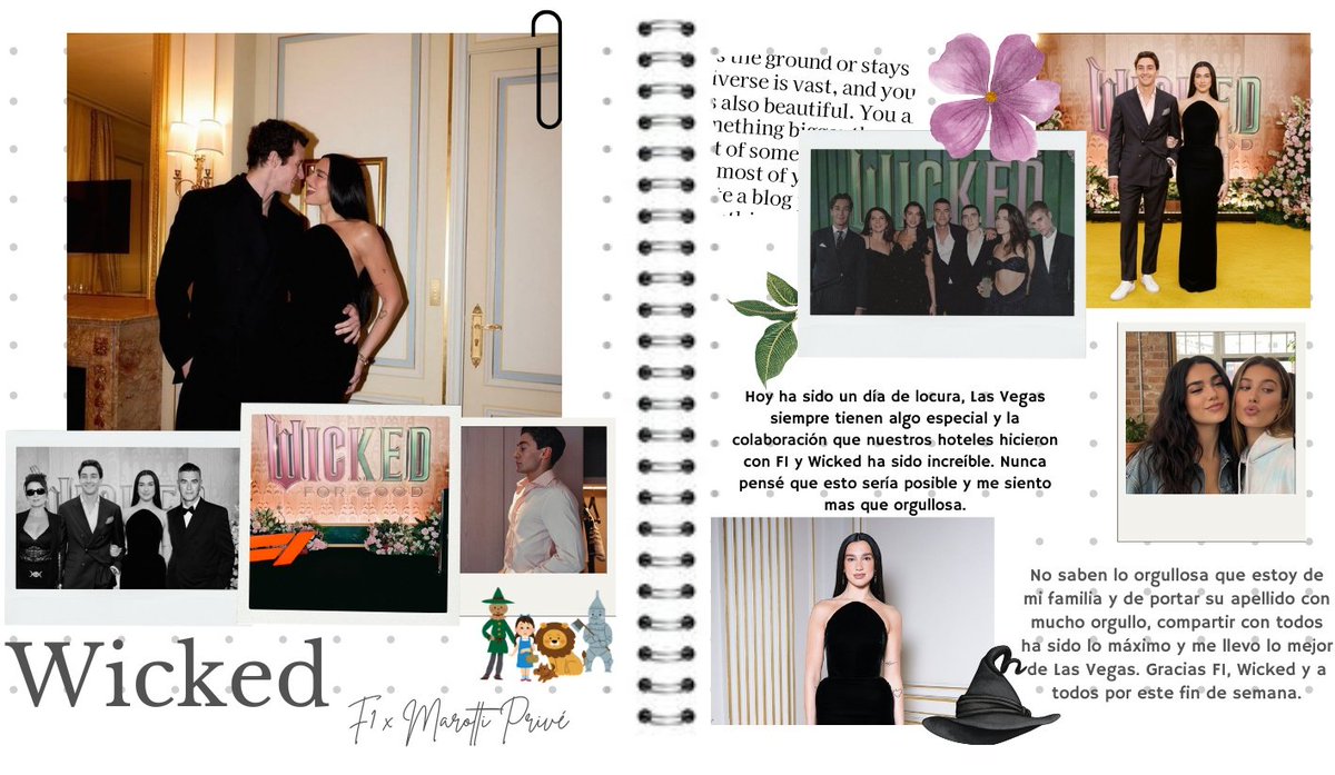┊ ‹﹫m͟s͟t͟r͟p͟i͟e͟c͟x͟ ⨾⠀›
» 🖋️ New post ⟡ personal log entry
⠀ 📓 Olivia’s Journal

━━  De los mejores fines de semana!!! 

#WickedPartyRP #F1RP