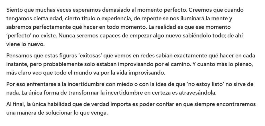 tembluso's tweet photo. La mejor habilidad que podemos desarrollar es confiar en nuestra capacidad de resolver lo que venga. https://t.co/UxjFGycsas
