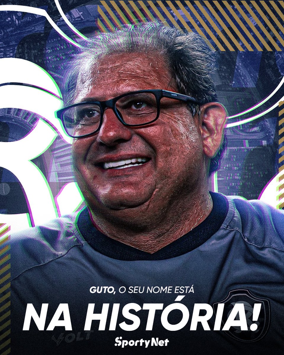SENHORAS E SENHORES: AUGUSTO SÉRGIO FERREIRA 🔥 Seu nome está escrito para sempre na história deste grande clube, professor Guto! 

#NoCentroDoJogo