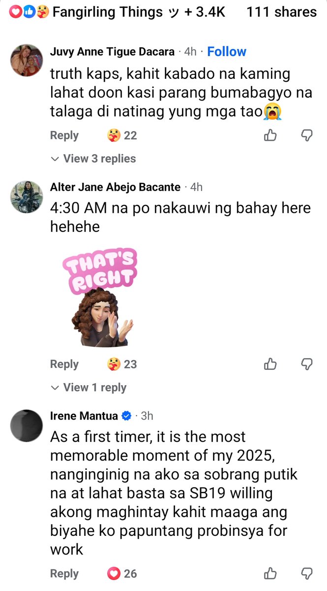 More comments on that post 🥹 <a href="/SB19Official/">SB19 Official</a> we lab you po ❤️ Hindi po kami pinilit. Kusang-loob po to pinanggagawa namin because you bring joy to our lives.