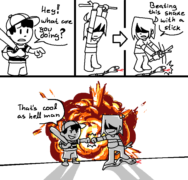 visions0fvoid's tweet image. my awesome comic