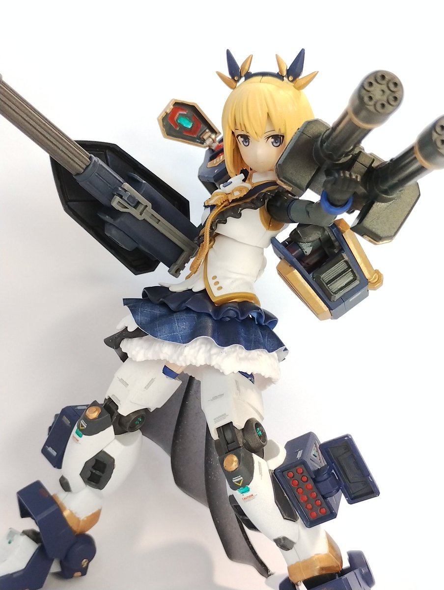 OlibeyI's tweet image. #過去に伸びた1枚を載せてまた伸びるのかチャレンジ
これですかねぇ
やっぱりMS少女っていいね

……コレ作ったとき、金髪の表現は悩みに悩んでたけど、今は「現時点の最適解」をちょっと得た気もしている（まだまだ精進したい）