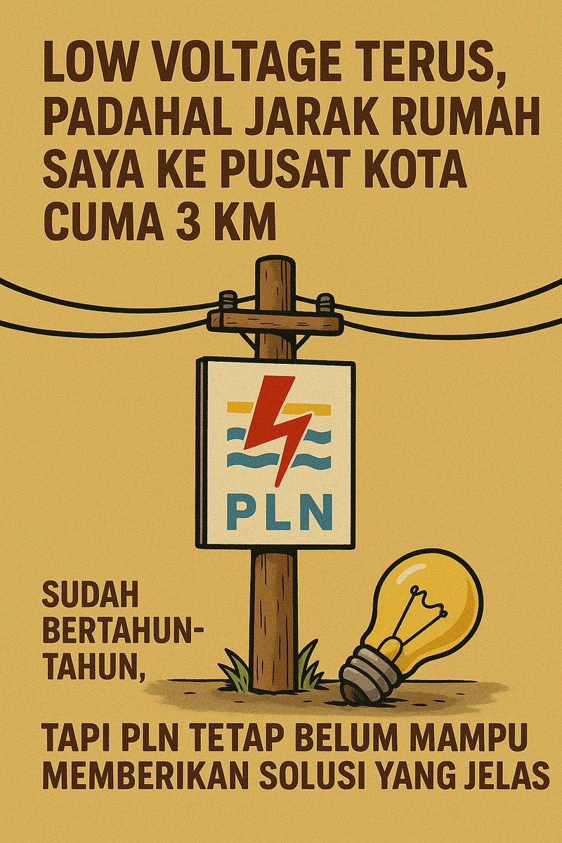 achyatrachman's tweet photo. Pertanyaan dasar “masa ngga bisa beresin ?”  @pln_123 @_pln_id @plncianjur @PLNCipanas . https://t.co/msWEXBREZ8
