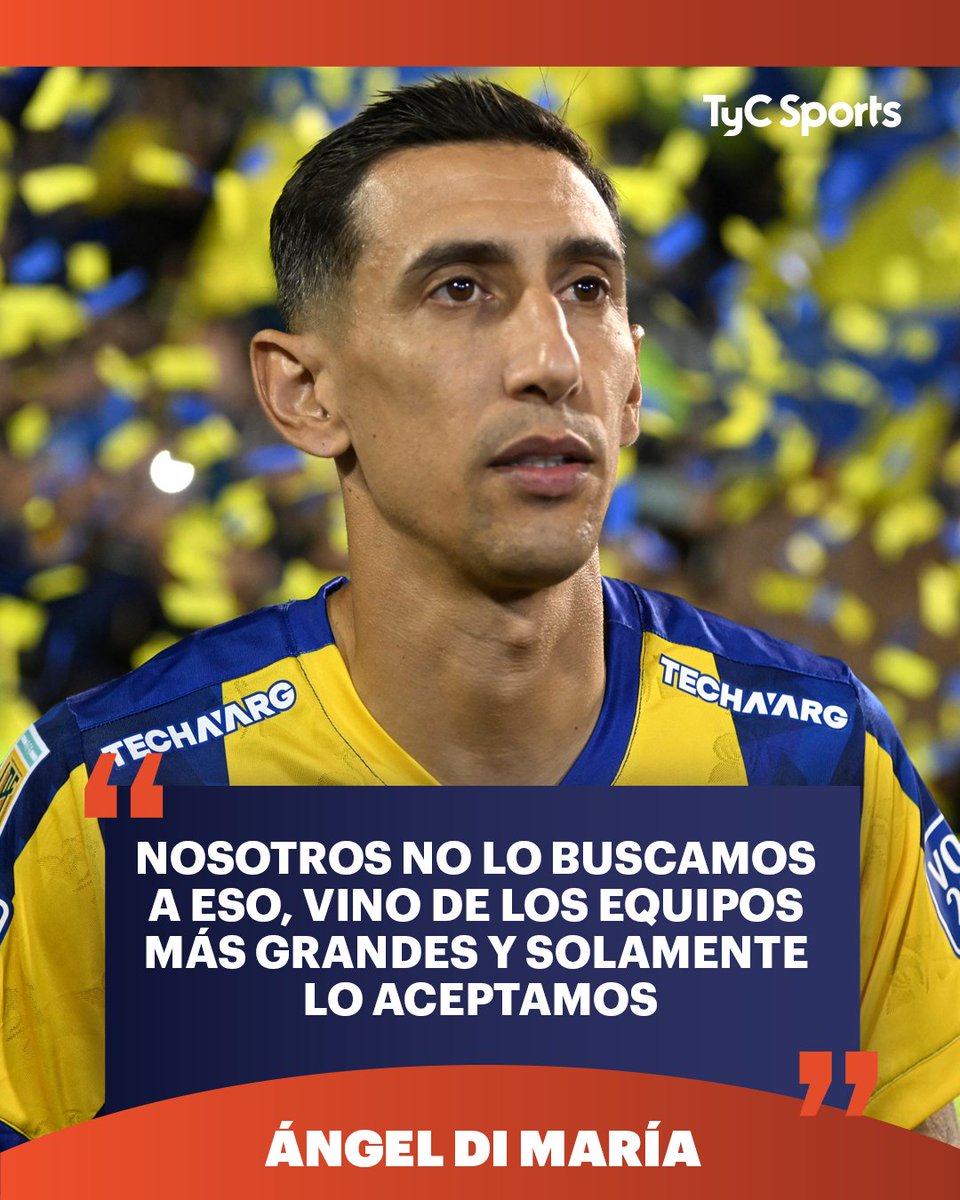 TyCSports's tweet photo. 🗣️ Ángel Di María, sobre el título de Campeón de Liga que le otorgaron a Central:

🎙️ "Hay que preguntarle a los que querían que en la anual salgamos campeones. Nosotros no lo buscamos a eso, vino de los equipos más grandes y nosotros solamente aceptamos. Estaban todos los dirigentes y aprobaron. No es culpa nuestra que hayan aprobado todos, ninguno dijo nada. Nosotros nos sentimos campeones y lo dije después de Instituto, pero no fue pensando que podía pasar esto. Nosotros lo sentíamos así. Central llevaba muchos años sin poder terminar primero en la anual y para nosotros era como ser campeones, era importante. Habíamos entrado a la Libertadores y habíamos hecho dos semestres increíbles".

🎙️ ESPN