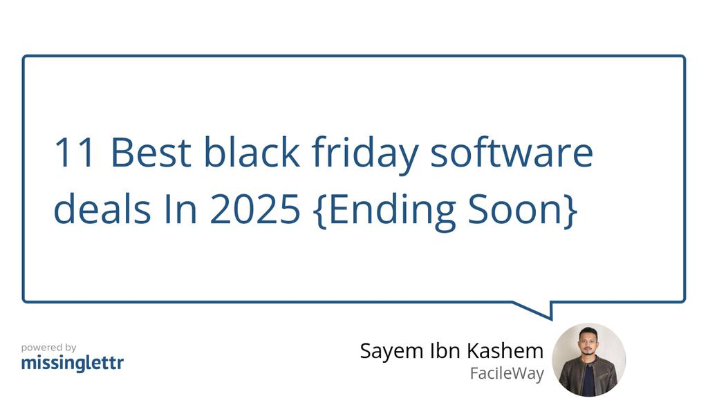 fahimbhuiyan18's tweet image. Maybe it’s an AI-powered content creation platform, or maybe it’s a B2B lead generation platform that automates your outreach.

Read more 👉 lttr.ai/AlWhD

#BusinessSoftwareDeals #StartRoaming #BlackFridaySoftwareDeals