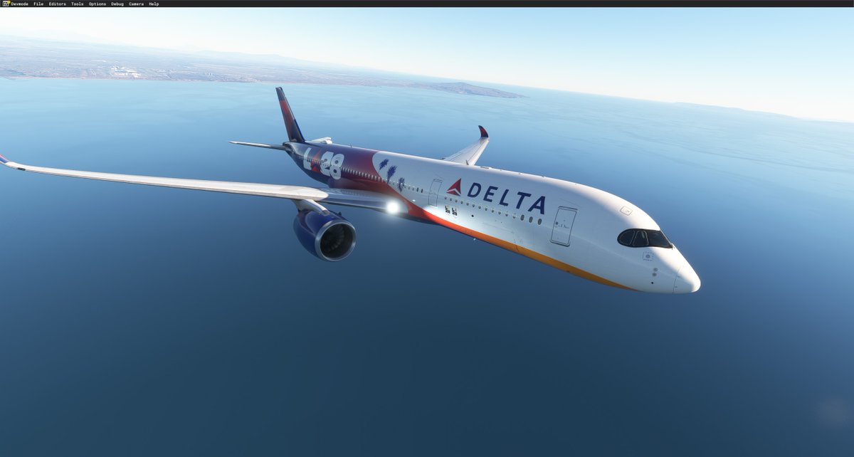 ElsassAviation's tweet image. 🇺🇸🛫 KLAX - NZAA 🛬🇳🇿
🕘12h20 de vol prévu 

#msfs2020  #Inibuilds #A350 #delta #deltaairlines