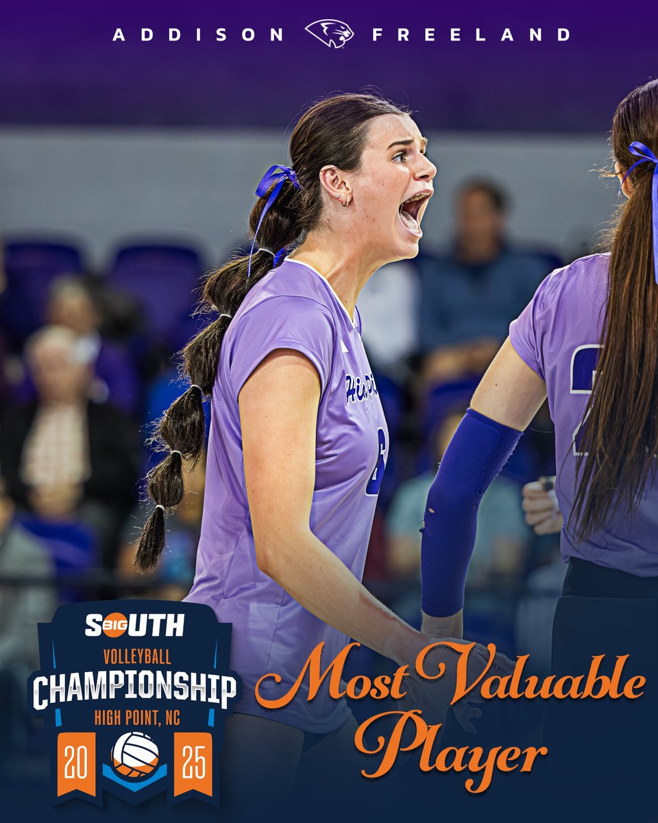 The Most Valuable of 'em all!

🏐🏆 MVP: Addison Freeland // <a href="/HPUVB/">HPU Volleyball</a> 

#BigSouthVB