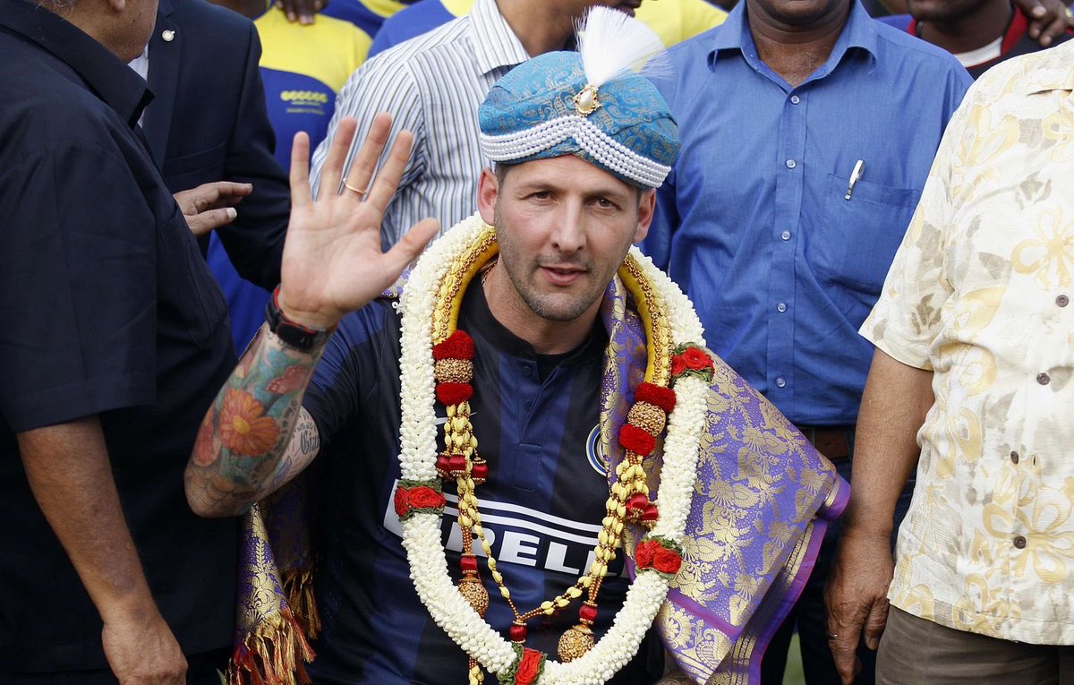 Buonasera arrivato a Nuova Delhi.