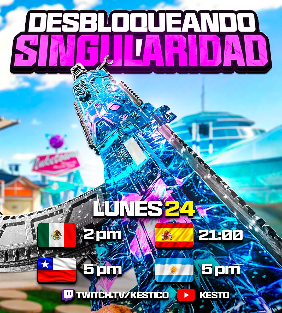 🚨MAÑANA ES EL DIA🚨

El Lunes conseguimos el Singularidad
después de +80 Horas de grindeo👩🏻‍🦲

A las 2pm CDMX🇲🇽