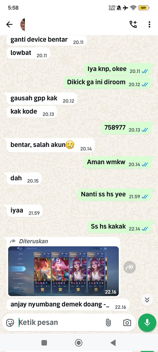 Done ✅
Jokgen glory 10⭐ bonus 1⭐ 
Cust role mid, Lose 1x
Price 100k
Order? Sung wa aja link dibio 
#jokiml #zonauang #zonajajan
