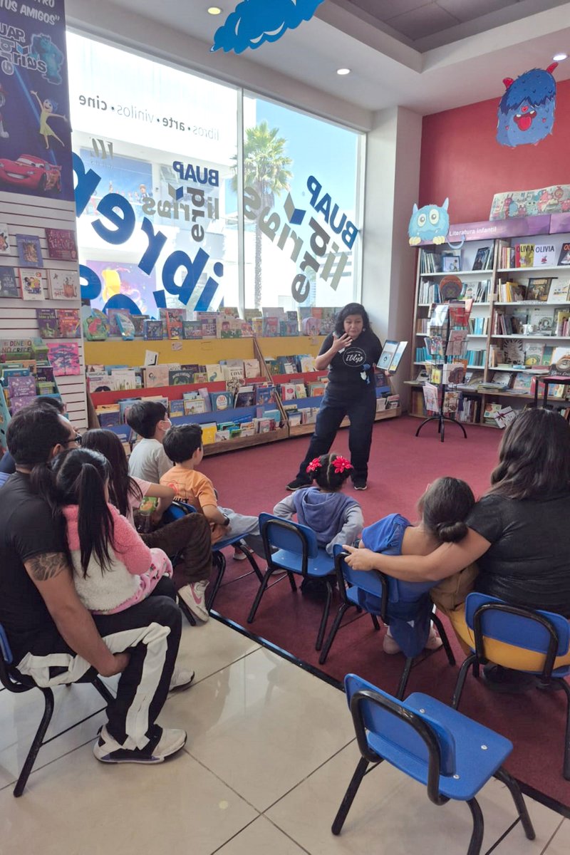 BUAPoficial's tweet image. En BUAP Librerías llegó la hora mágica de los libros.

Un programa orientado a niños de 3 a 10 años, para fomentar la lectura.

ℹ️ Más información aquí: ow.ly/Itl550XwyXZ

#BoletínBUAP #Libros #BUAPLibrerías #Lectura #Cuentacuentos