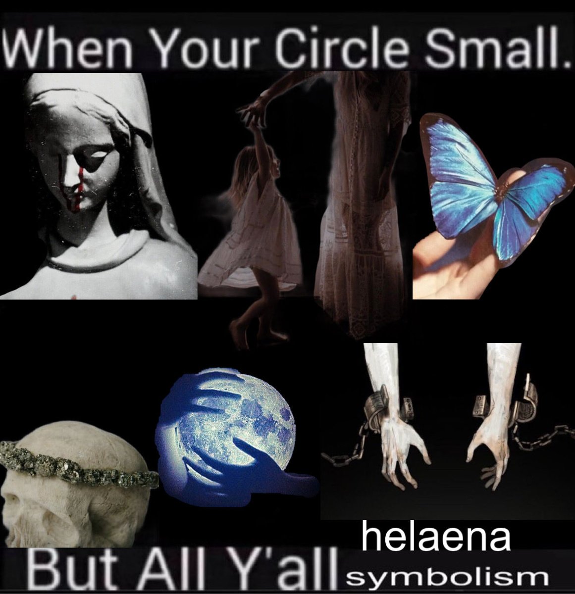 when your circle small but all yall helaena symbolism