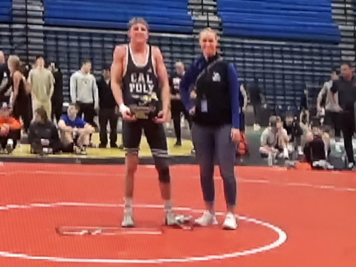 Some people eat cake and ice cream for their birthday <a href="/jagger_french/">Jagger French</a> celebrates his by winning his first college wrestling tournament!! (I think it might be tomorrow but close enough 💪🏼). He’s just getting started… 🎂🍦🚫 <a href="/CalPolyWrestle/">Cal Poly Wrestling</a>
