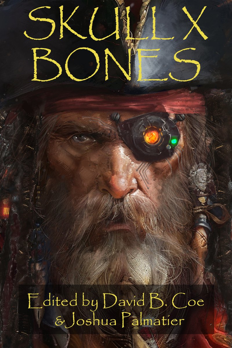 SKULL X BONES, the new #SFF #anthology from <a href="/bentateauthor/">Joshua Palmatier</a>, featuring interior art by DH Greg Uchrin &amp; Ariel Guzman, &amp; great, shiver-me-timbers stories by 14 fabulous authors, will be released Dec. 15. Just in time for holiday giving! Pre-order now at &lt;zombies-need-brains-llc.square.site&gt;.
