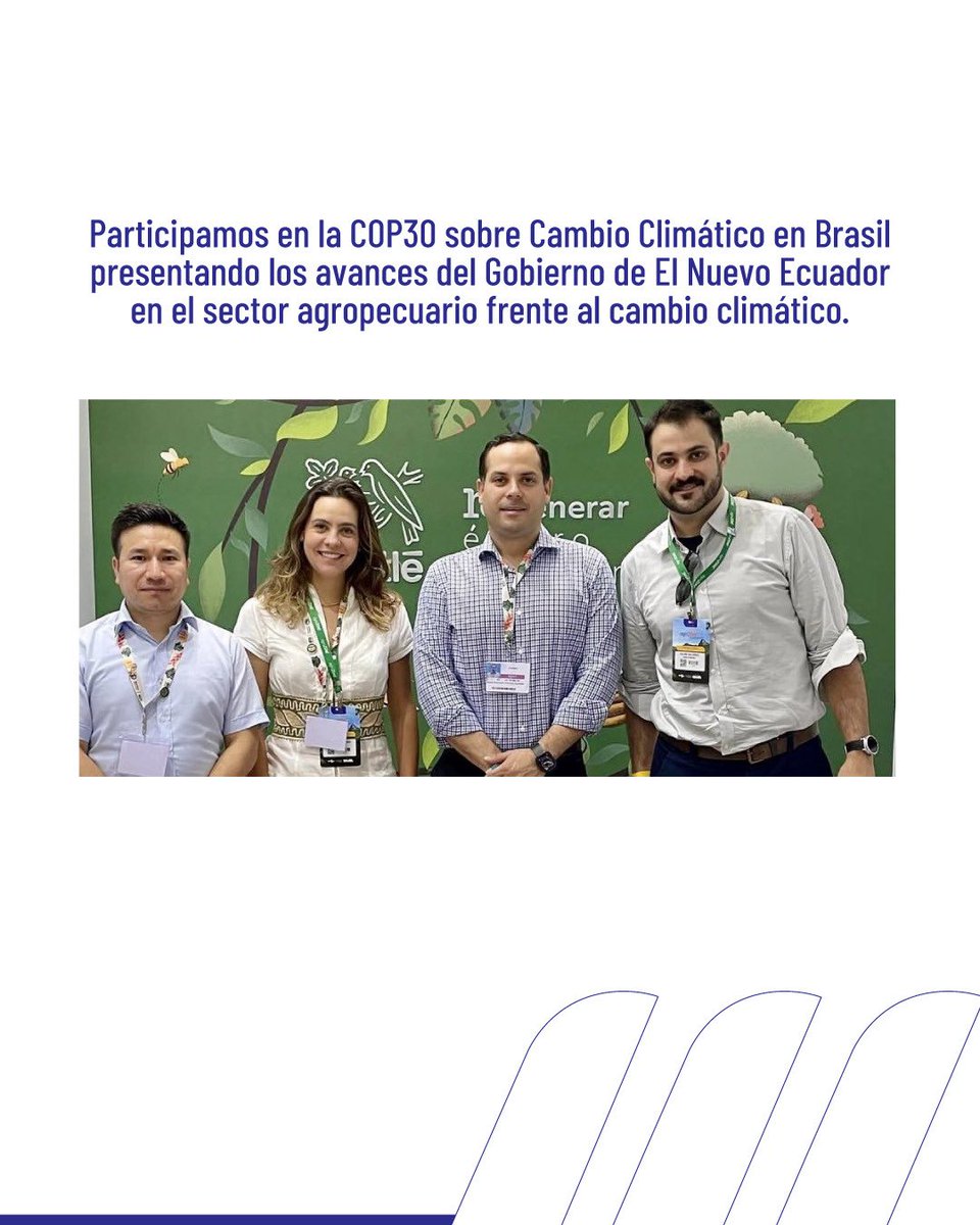 AgriculturaEc's tweet photo. #MAGPInforma | Esta semana avanzamos con acciones decisivas para fortalecer el sector agropecuario. 🌱🤝
📍 En Napo desarrollamos los Agro Encuentros PIDARA 2025, potenciando capacidades técnicas, encadenamientos comerciales y la visibilidad de la Agricultura Familiar Campesina.
🌎 Participamos en la COP30 en Brasil, donde expusimos los avances del Gobierno de #ElNuevoEcuador frente al desafío del cambio climático.
🌱 Junto a nuestros aliados nacionales e internacionales llevamos a cabo el 6to Simposio Internacional de Suelos, un espacio que articula ciencia e innovación para una gestión sostenible.