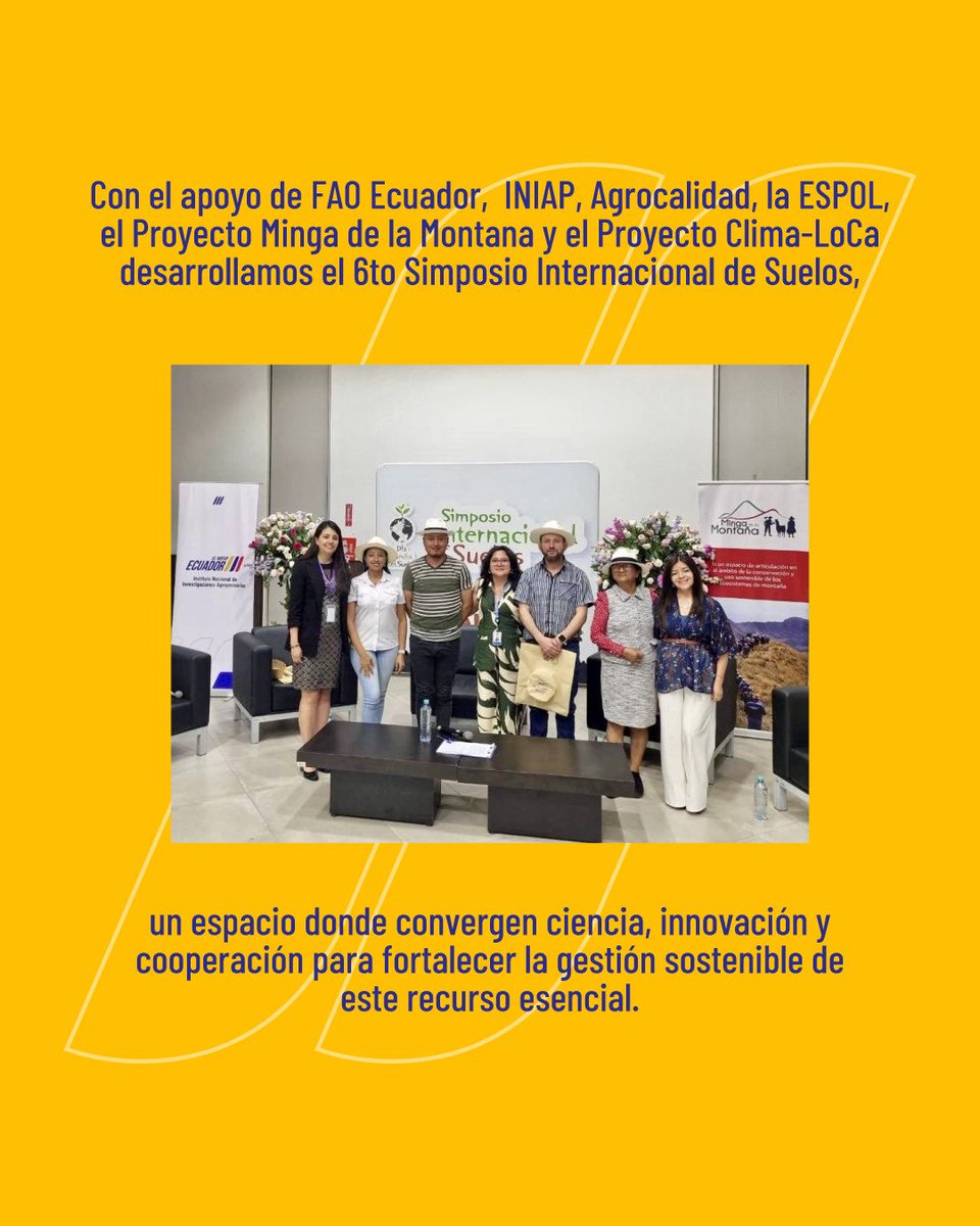 AgriculturaEc's tweet photo. #MAGPInforma | Esta semana avanzamos con acciones decisivas para fortalecer el sector agropecuario. 🌱🤝
📍 En Napo desarrollamos los Agro Encuentros PIDARA 2025, potenciando capacidades técnicas, encadenamientos comerciales y la visibilidad de la Agricultura Familiar Campesina.
🌎 Participamos en la COP30 en Brasil, donde expusimos los avances del Gobierno de #ElNuevoEcuador frente al desafío del cambio climático.
🌱 Junto a nuestros aliados nacionales e internacionales llevamos a cabo el 6to Simposio Internacional de Suelos, un espacio que articula ciencia e innovación para una gestión sostenible.