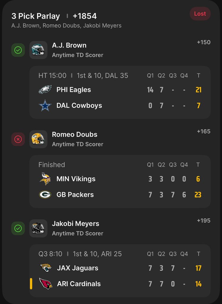 mikefrostt's tweet image. How many weeks will Romeo Doubs screw me