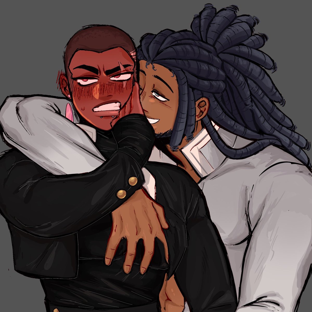 JellyfishPillar's tweet image. 1. By my best best best friend Asahi, he found MULTIPLE pictures of Hitoro and Kouma interacting in shameful UNNATURAL WAYS . heres some images.