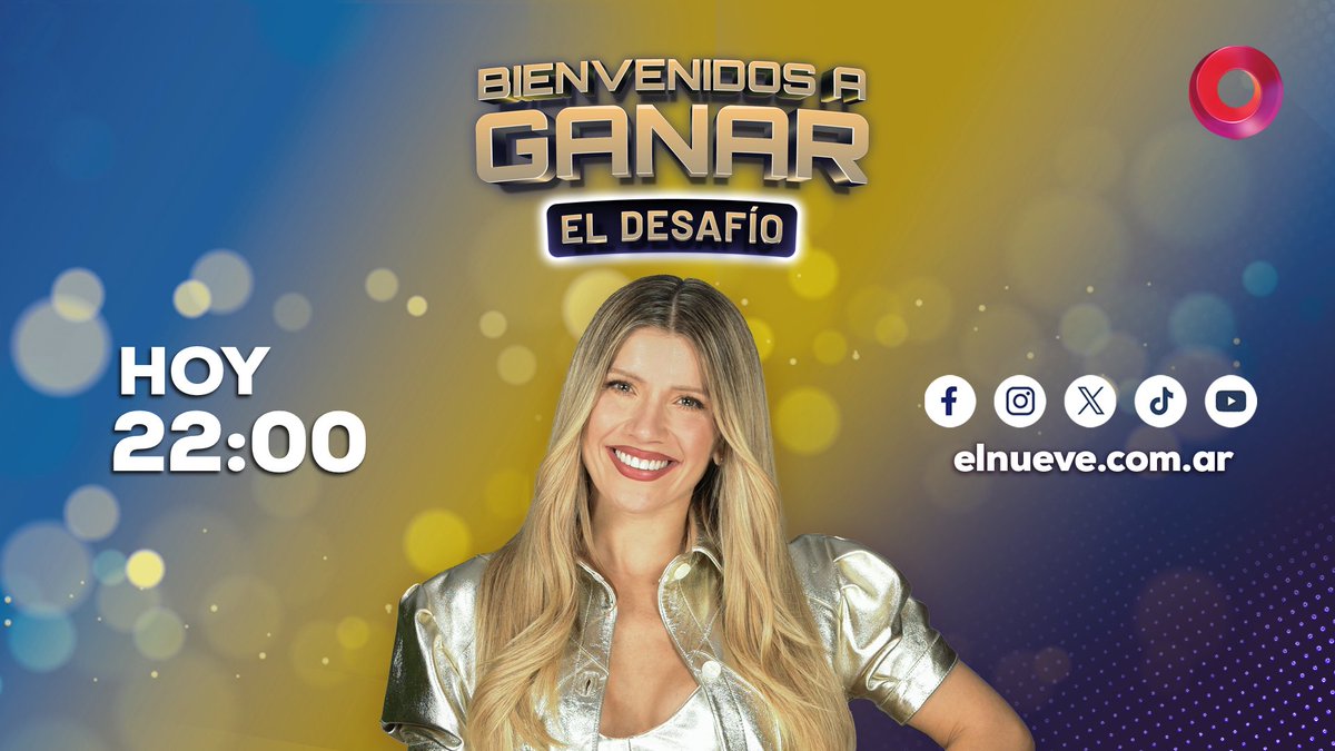 🎬✨ Hoy en #BienvenidosAGanar, ¿estás listo para el desafío? 

📺💫 Conducido por <a href="/laufer4/">Laurita Fernández</a>

🗓️ De lunes a viernes a las 22:00 por #ElNueve

🤩 Miralo en vivo en elnueve.com.ar