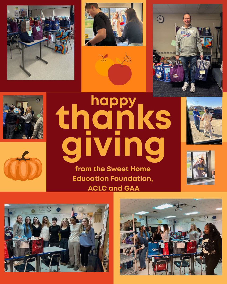 On behalf of the Sweet Home Education Foundation, thank you for the generous food donations. SHEF was able to provide 73 families with a Thanksgiving dinner, plus additional food for our students for two weekends!