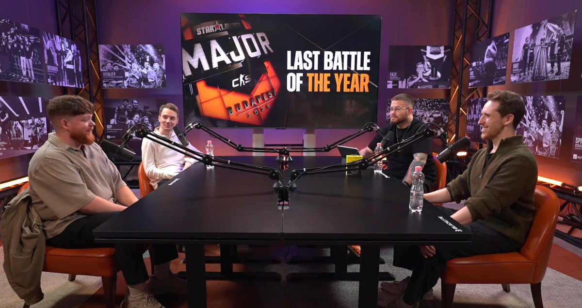 First episode of the "All About StarLadder Budapest Major" podcast in the books! 

We appreciate everyone who tuned in live and we can't thank <a href="/SammeCS2/">Andreas Samuelsson</a> <a href="/hanseoul0/">Eddie</a> <a href="/TroelsRobl/">Troels Robl</a>, <a href="/Mauisnake/">Mauisnake</a> <a href="/teddcs_/">Teodor Borisov</a> <a href="/HugoTV/">Hugo</a> <a href="/JustHarryGG/">Harry</a> enough for coming to talk with us, you guys are amazing!

VOD