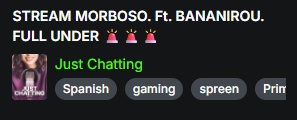 Enzob3a's tweet photo. puedo caer asi al stream? https://t.co/75XSaLsDWC