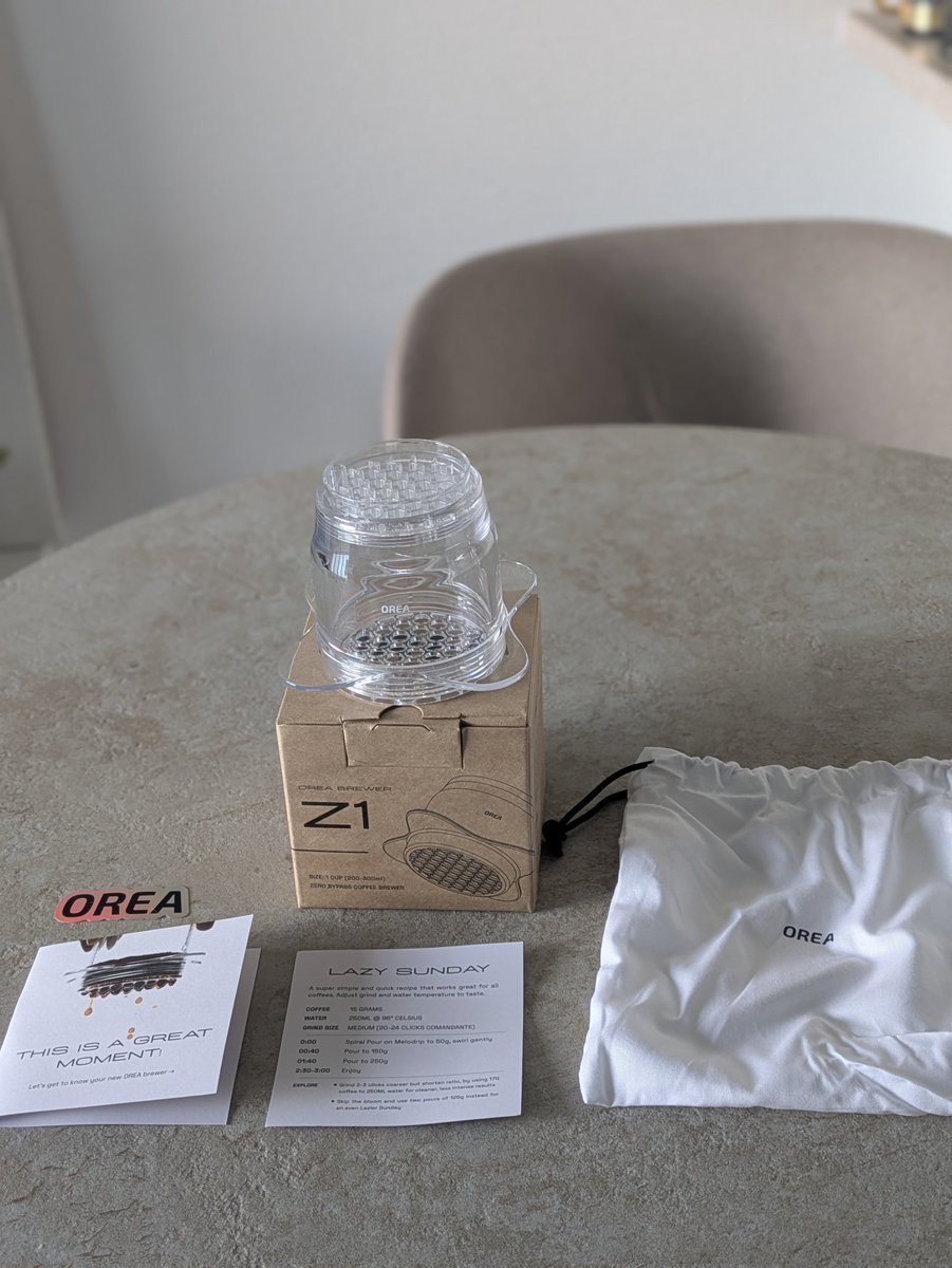 OREA BREWER Z1 
やっと開封しました。