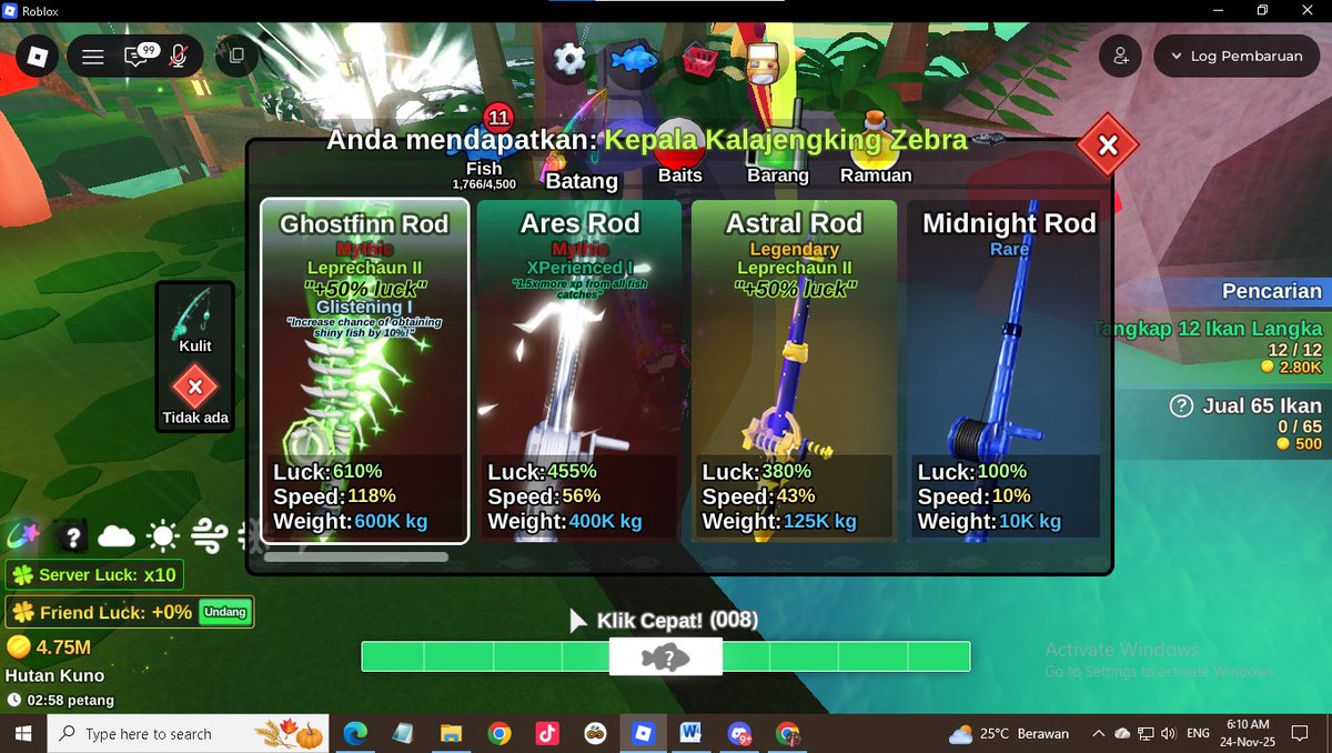 dididubidamn's tweet photo. merelakan empo, pake enchant anomali, malah narik sikrit wkwwkwkwkkw apalah ini game https://t.co/SVAmbr9GnS