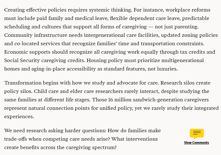ehaspel's tweet image. As National Family Caregivers Month continues, I co-authored an op-ed with @jason_r_DC  of @NA4Caregiving for @Deseret about the need for an integrated, intergenerational approach to care policy.
